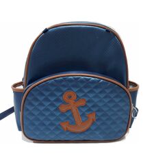 Mochila Grande Azul no Jabaquara