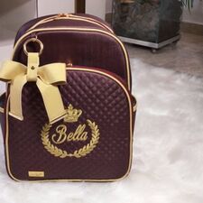 Mochila Resistente com Nome Bordado
