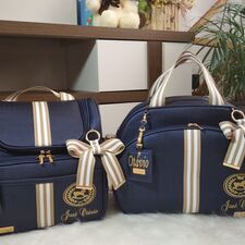 Kit Bolsa e Mochila com o Nome do Bebê em Nova Santa Rita