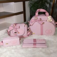 Conjunto Bolsas Maternidade Rosa no Grajaú